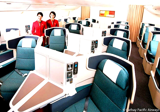 Cathay pacific Airways Business class