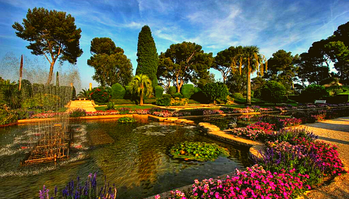 Les jardins de la villa Ephrussi de Rothschild ST JEAN CAP FERRAT