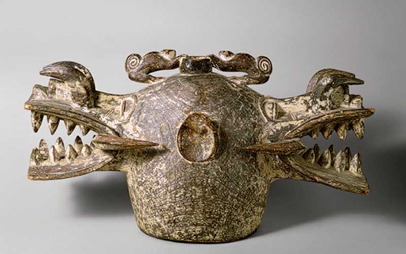 masque deux tetes cote divoire