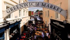 the market of Greenwich Village