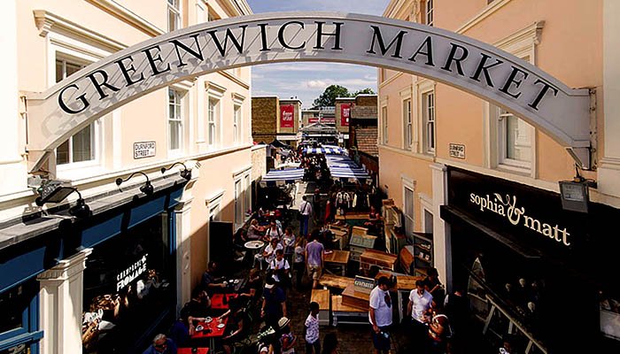 the market of Greenwich Village