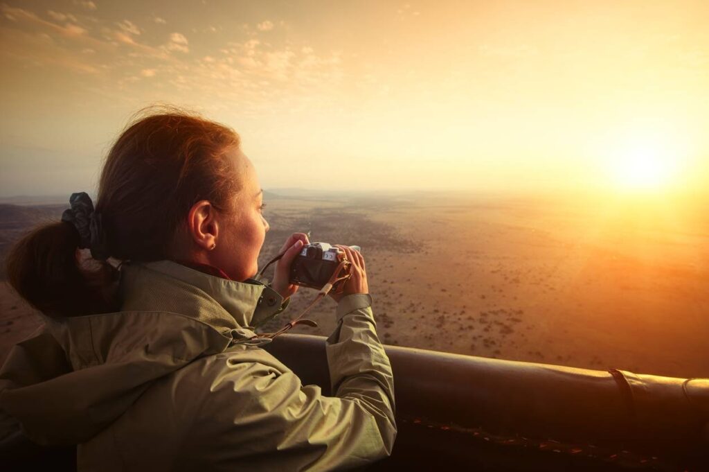 vol montgolfière cadeau de Noël